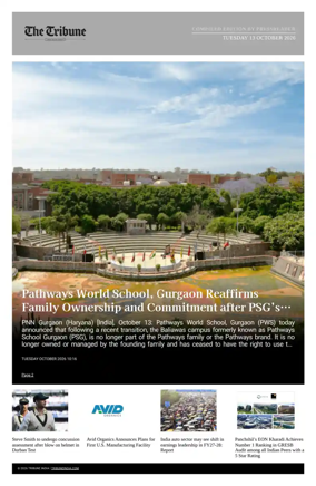 Cover of Tribune India - Compiled Edition