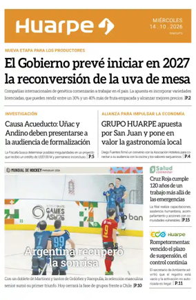 Cover of Diario Huarpe