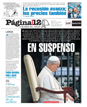 Cover of Pagina 12