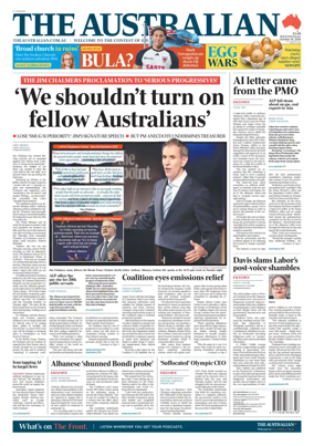 Cover of The Australian