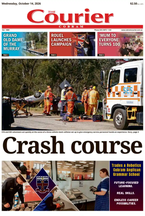Cover of The Cobram Courier