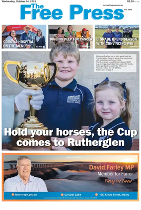 Cover of The Free Press (Corowa)