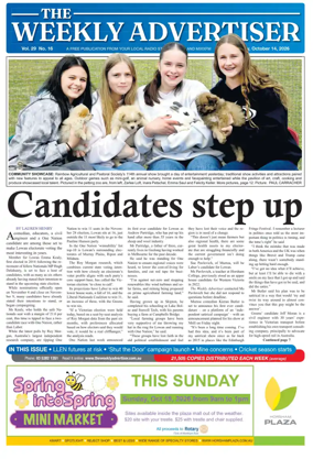 Cover of The Weekly Advertiser Horsham