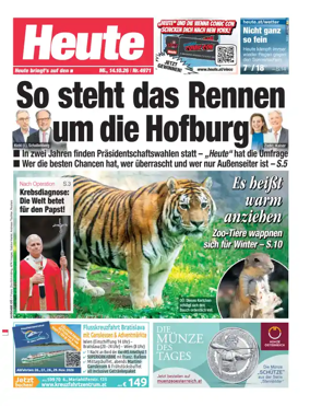 Cover of Heute - Oberosterreich Ausgabe