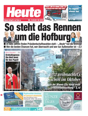 Cover of Heute - Wien Ausgabe