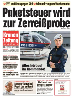 Cover of Kronen Zeitung