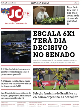 Cover of Jornal do Commercio