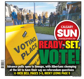 Cover of Calgary Sun