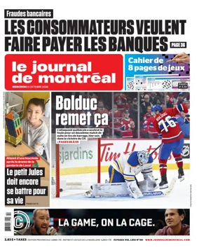 Cover of Le Journal de Montreal