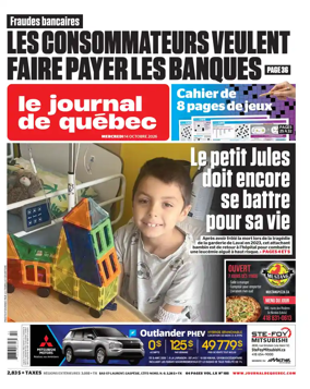 Cover of Le Journal de Quebec
