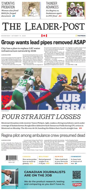 Cover of Regina Leader-Post