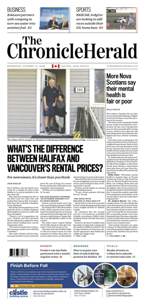 Cover of The Chronicle Herald (Provincial)