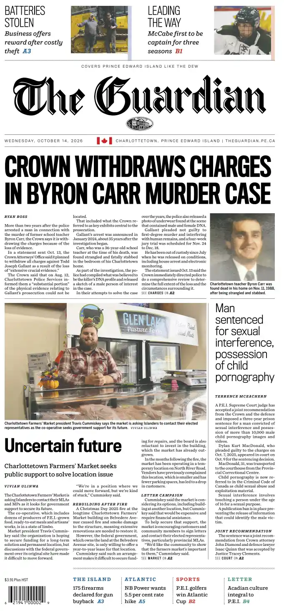 Cover of The Guardian (Charlottetown)