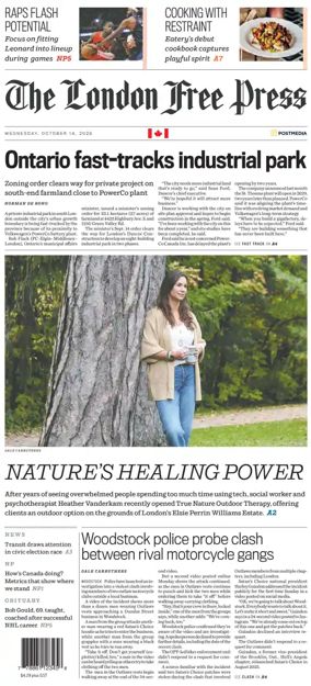 Cover of The London Free Press