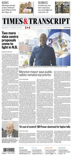 Cover of Times & Transcript