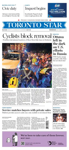 Cover of Toronto Star