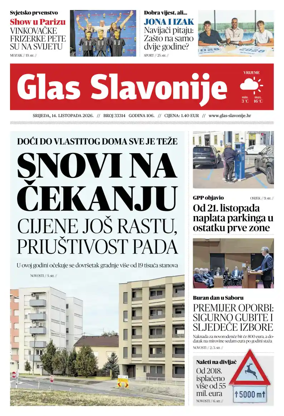 Cover of Glas Slavonije