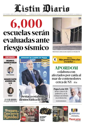 Cover of Listin Diario