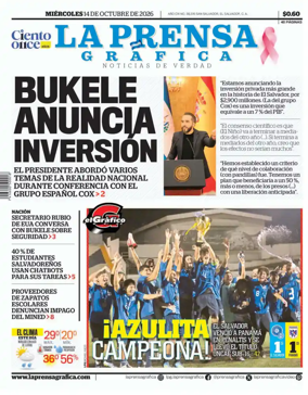 Cover of La Prensa Grafica