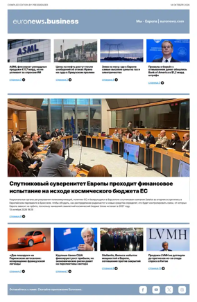 Cover of Euronews Business (Russian) Compiled Edition