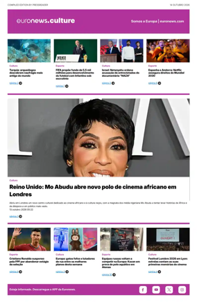 Cover of Euronews Culture and Sport (Portuguese)