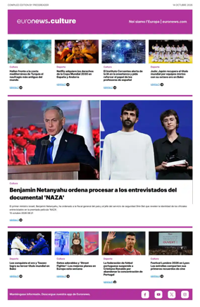 Cover of Euronews Culture and Sport (Spanish) Compiled Edition
