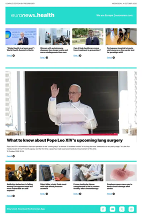 Cover of Euronews Health (English) Compiled Edition