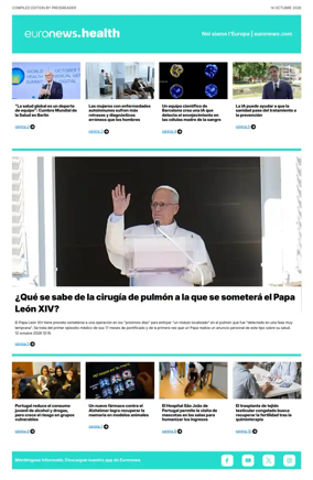 Cover of Euronews Health (Spanish) Compiled Edition