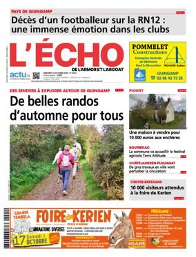 Cover of L'Echo de l'Armor et de l'Argoat