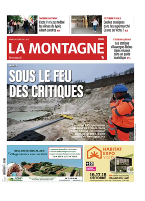 Cover of La Montagne (Vichy)