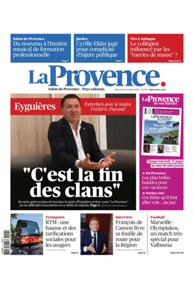 Cover of La Provence Salon-de-Provence / Pays salonais