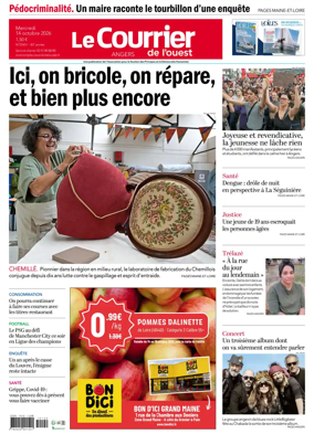 Cover of Le Courrier de l’Ouest (Angers)