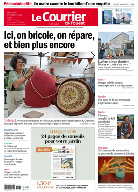 Cover of Le Courrier de l’Ouest (Cholet)