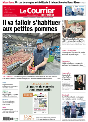 Cover of Le Courrier de l’Ouest (Deux-Sevres)