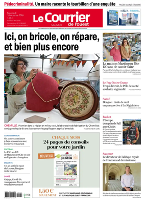 Cover of Le Courrier de l’Ouest (Saumur)