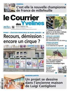 Cover of Le Courrier des Yvelines (Poissy)