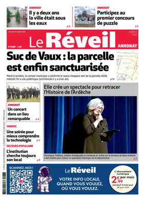 Cover of Le Reveil du Vivarais – edition Annonay