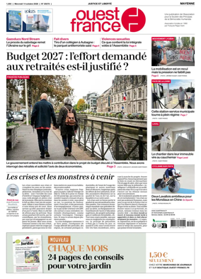Cover of Ouest France (Mayenne)
