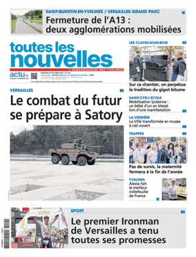 Cover of Toutes les Nouvelles (Versailles / Saint-Quentin-en-Yvelines)