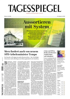 Cover of Der Tagesspiegel