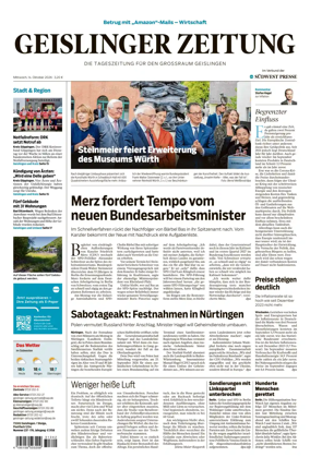 Cover of Geislinger Zeitung