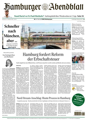 Cover of Hamburger Abendblatt (Harburg)