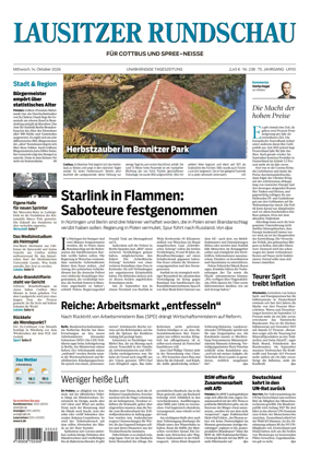 Cover of Lausitzer Rundschau