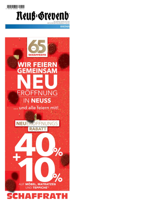 Cover of Neuss-Grevenbroicher Zeitung Neuss
