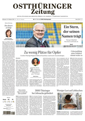 Cover of Ostthuringer Zeitung (Posneck)