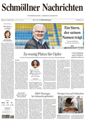Cover of Ostthuringer Zeitung (Schmolln)