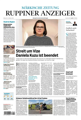 Cover of Ruppiner Anzeiger