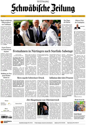 Cover of Schwabische Zeitung (Tettnang)