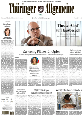 Cover of Thuringer Allgemeine (Gotha)