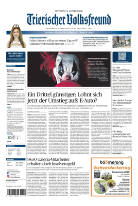 Cover of Trierischer Volksfreund